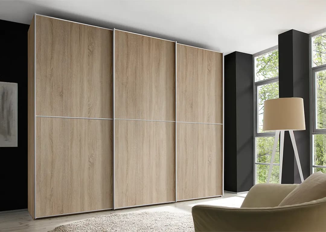 Schwebetürenschrank Typ C | Braun