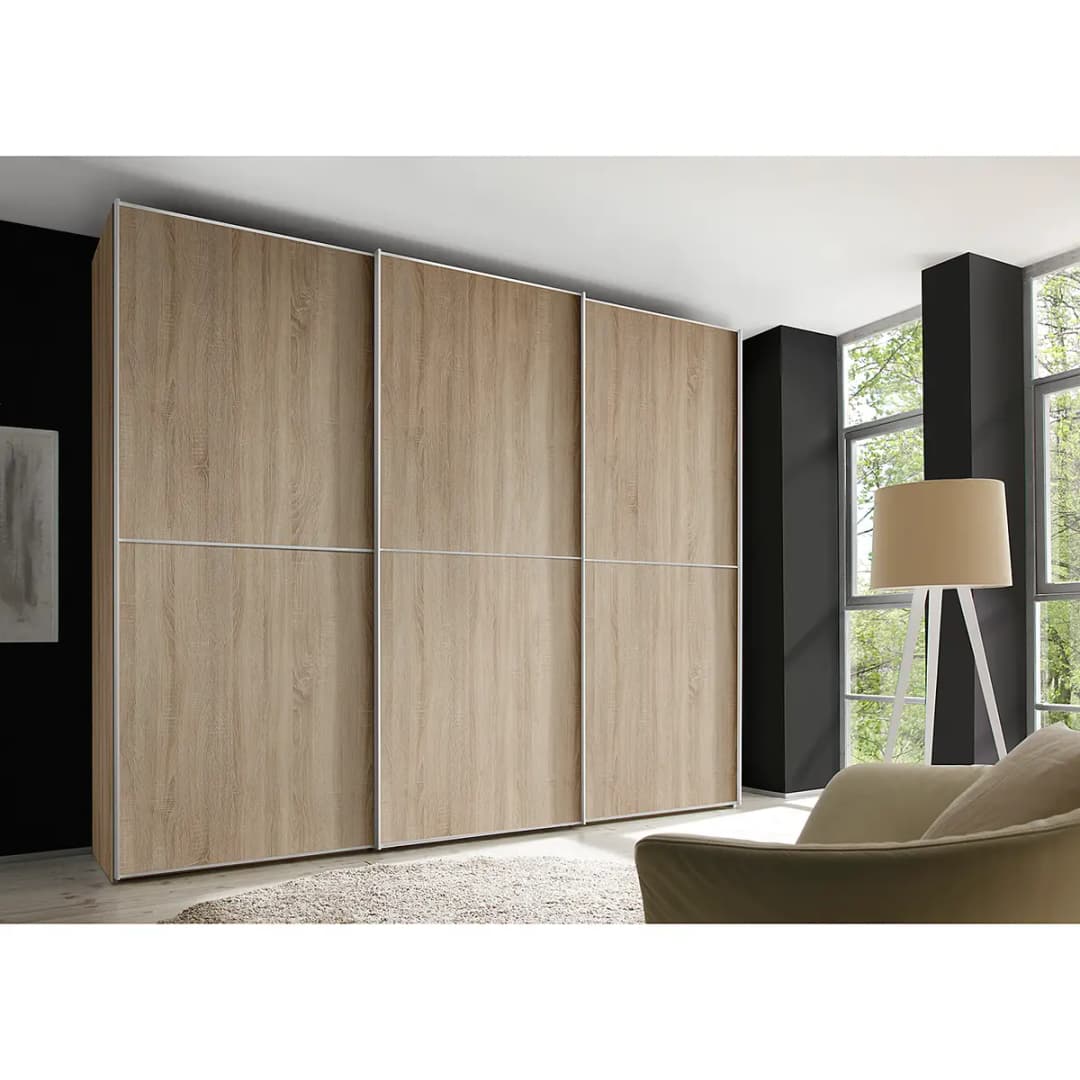 Schwebetürenschrank Typ C | Braun