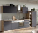 Küchenzeile Turin Kombi B 330cm | Braun