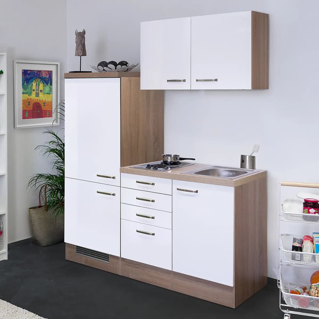 Singleküche Cresta 160cm | Mehrfarbig