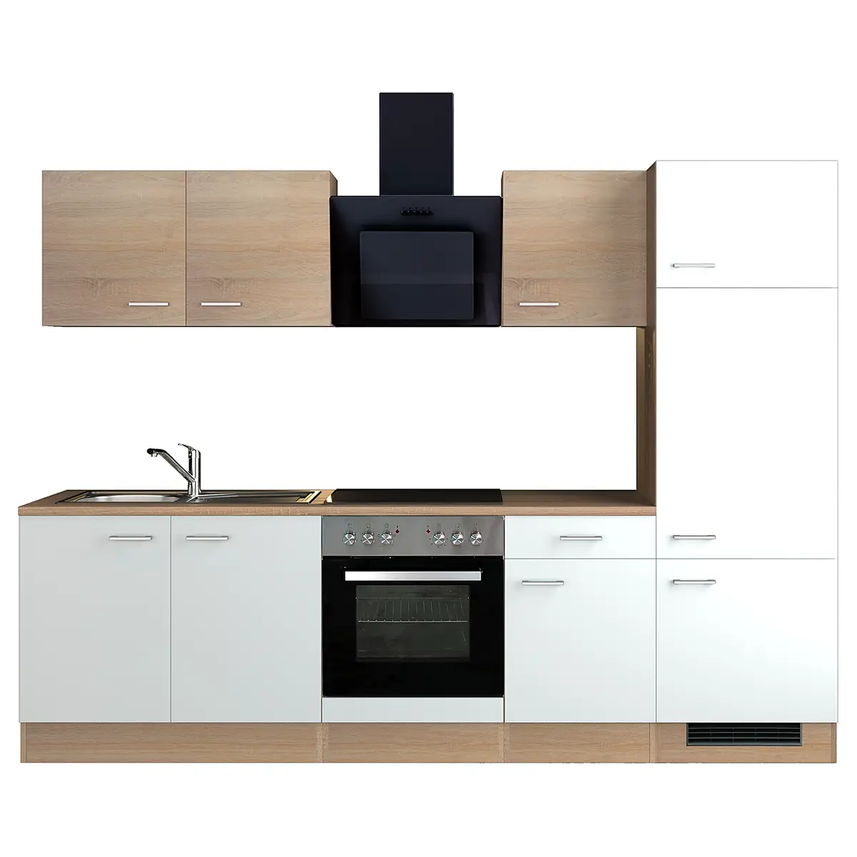 Küchenzeile Cresta Kombi C | Braun