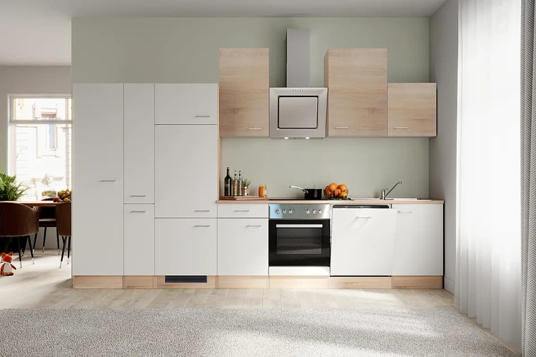 Küchenzeile Cresta Kombi E 360cm | Braun