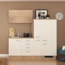 Singleküche Cresta 190cm | Braun