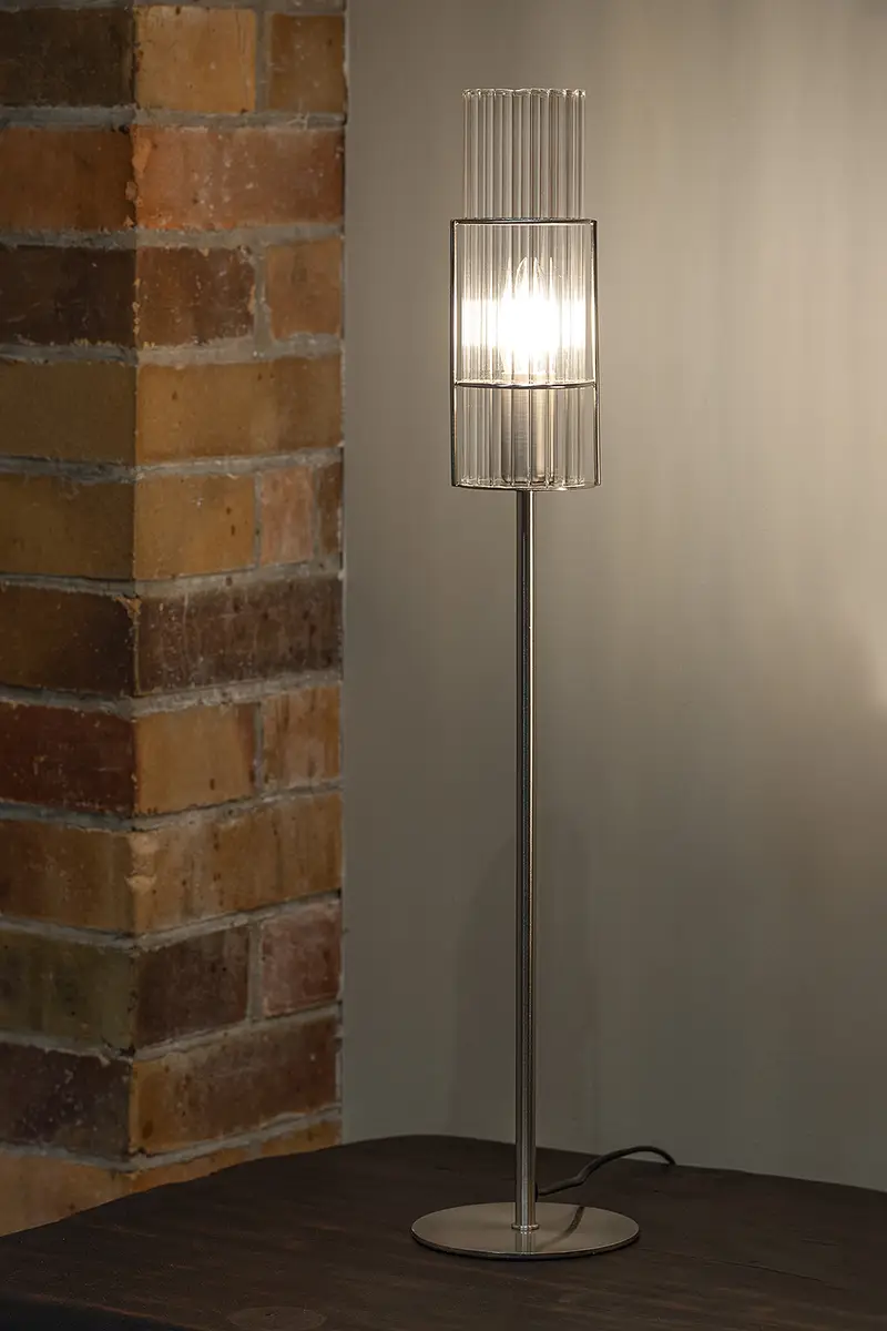 Markslöjd Tischleuchte Tubo | Silber