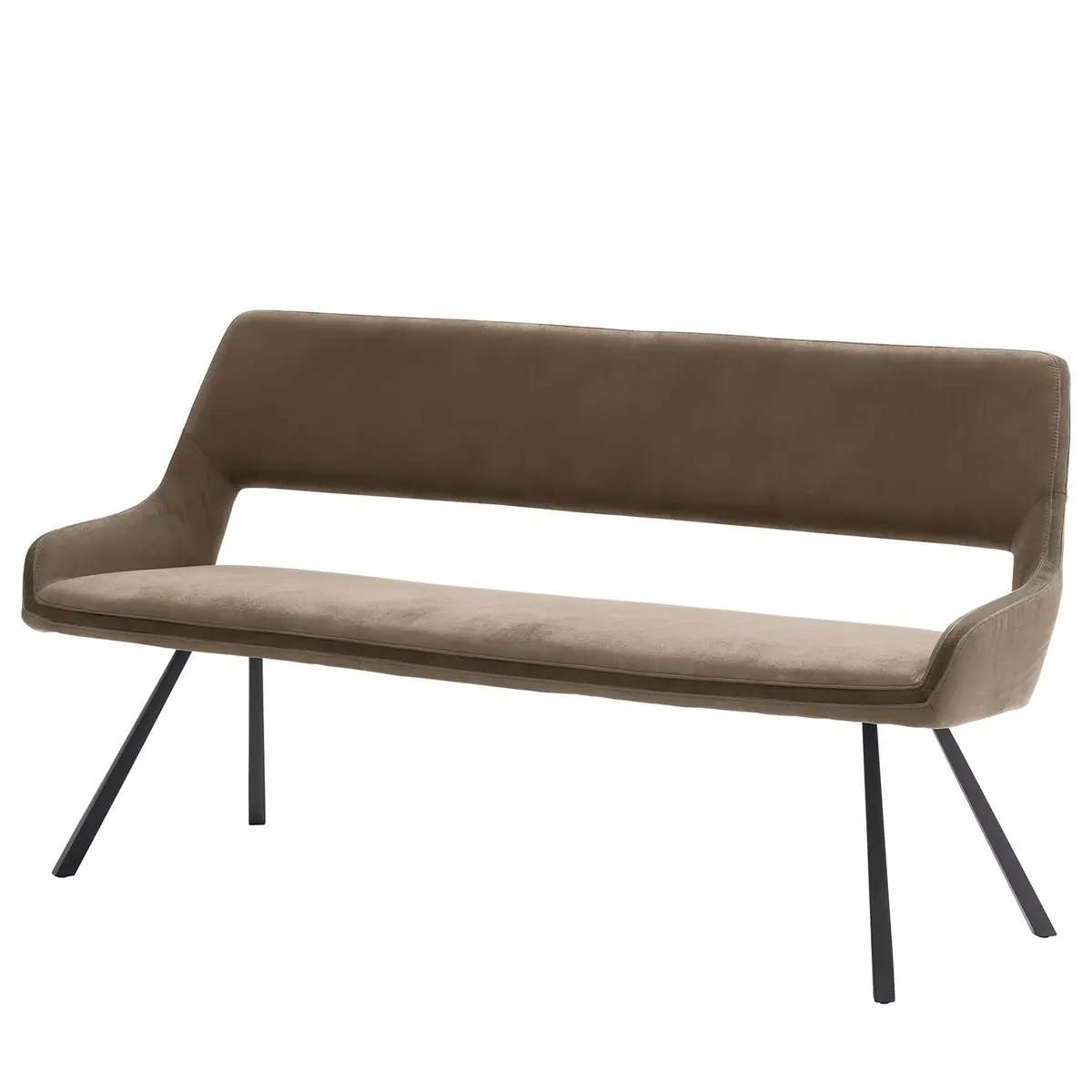 Polsterbank Penelopa 155cm Braun/Cappuccino | Braun