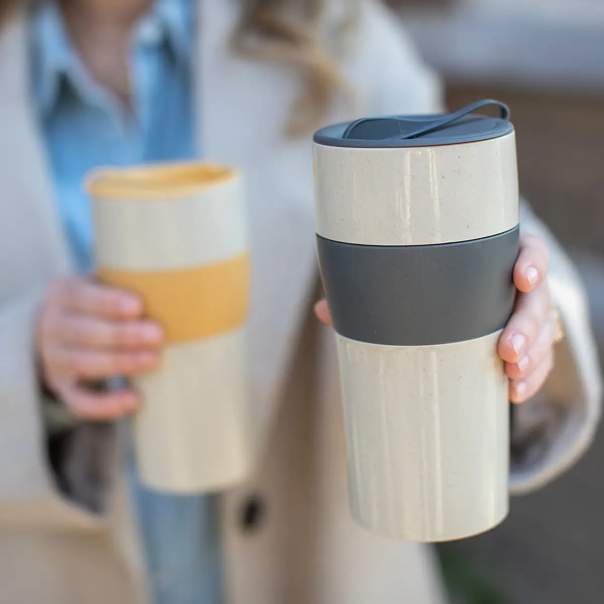 Thermobecher Aroma To Go Recycle | Grau