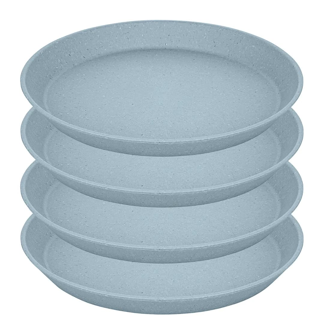 Frühstücksteller Connect Plate 4er-Set | Blau