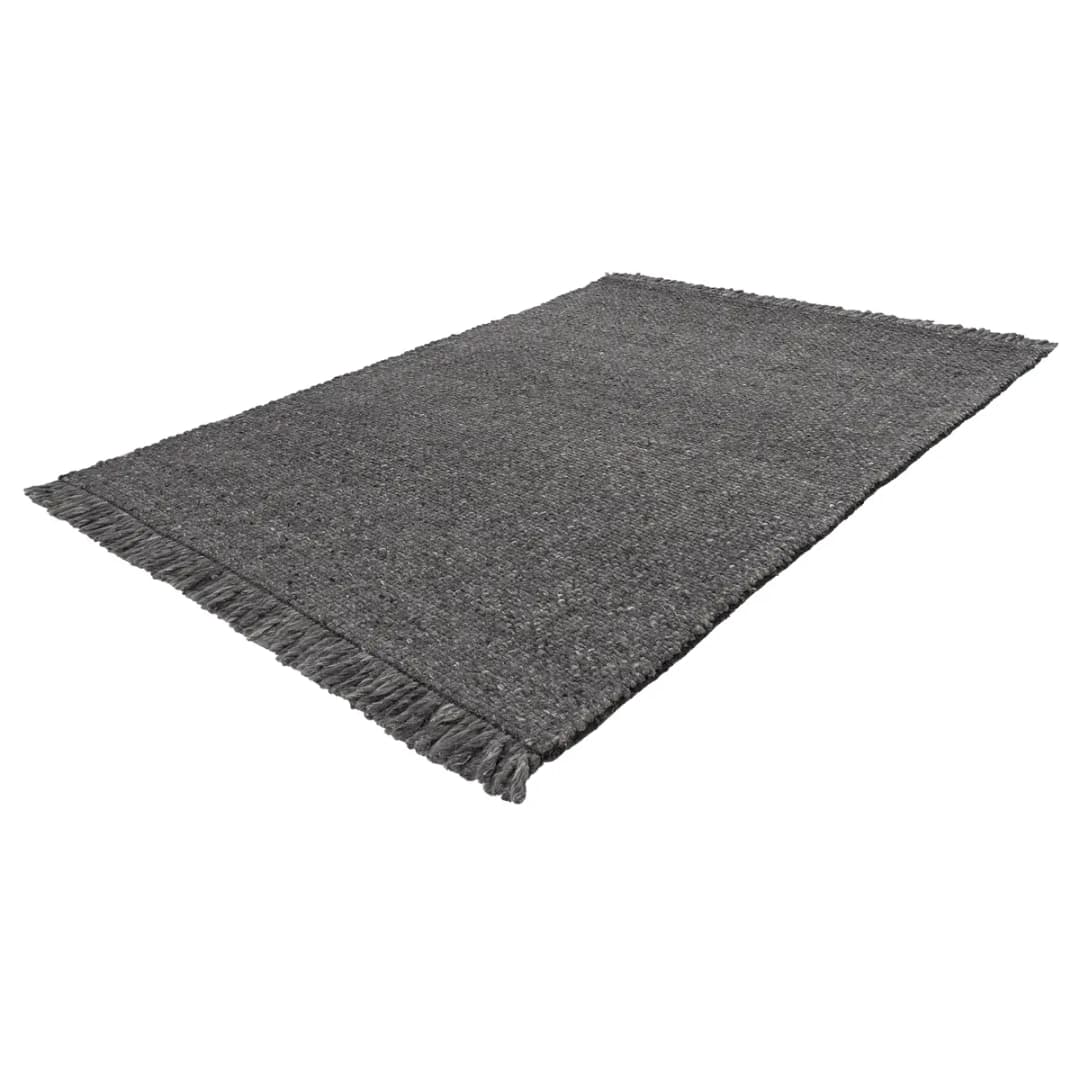 Wollteppich My Eskil Grau/Anthrazit 140 x 200cm | Grau