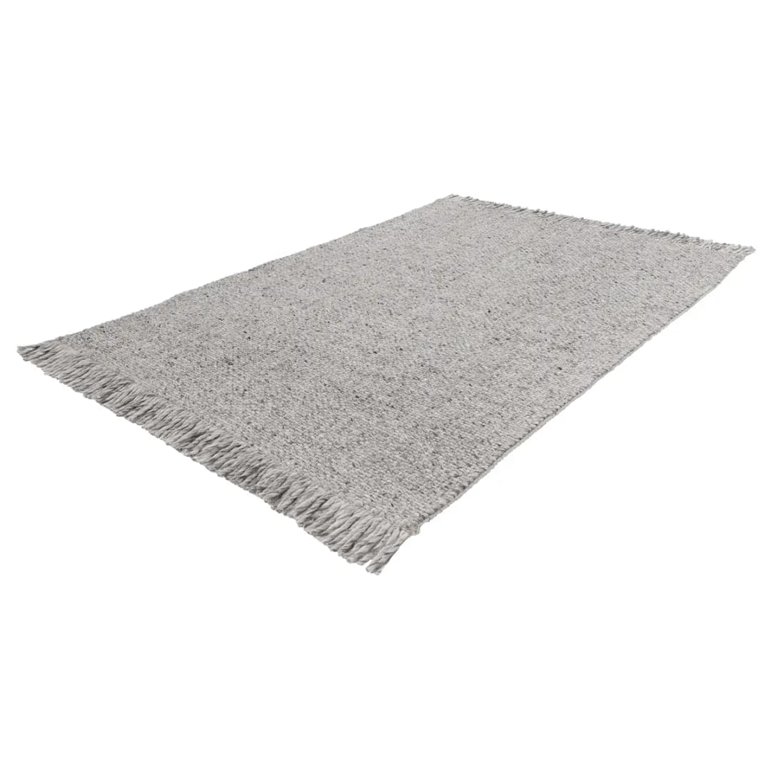 Wollteppich My Eskil Grau/Grau 200 x 290cm Mischgewebe | Grau