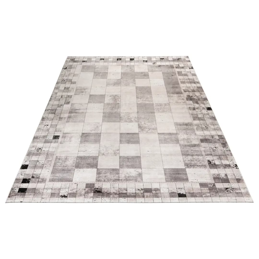 Kurzflorteppich Eden of 204 Grau 200 x 290cm Mischgewebe | Grau