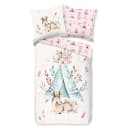 Kinderbettwäsche Boho 135 x 200cm Multicolor | Mehrfarbig