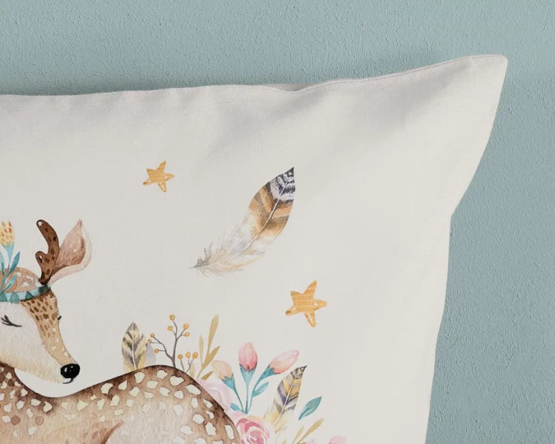 Kinderbettwäsche Boho 135 x 200cm Multicolor | Mehrfarbig