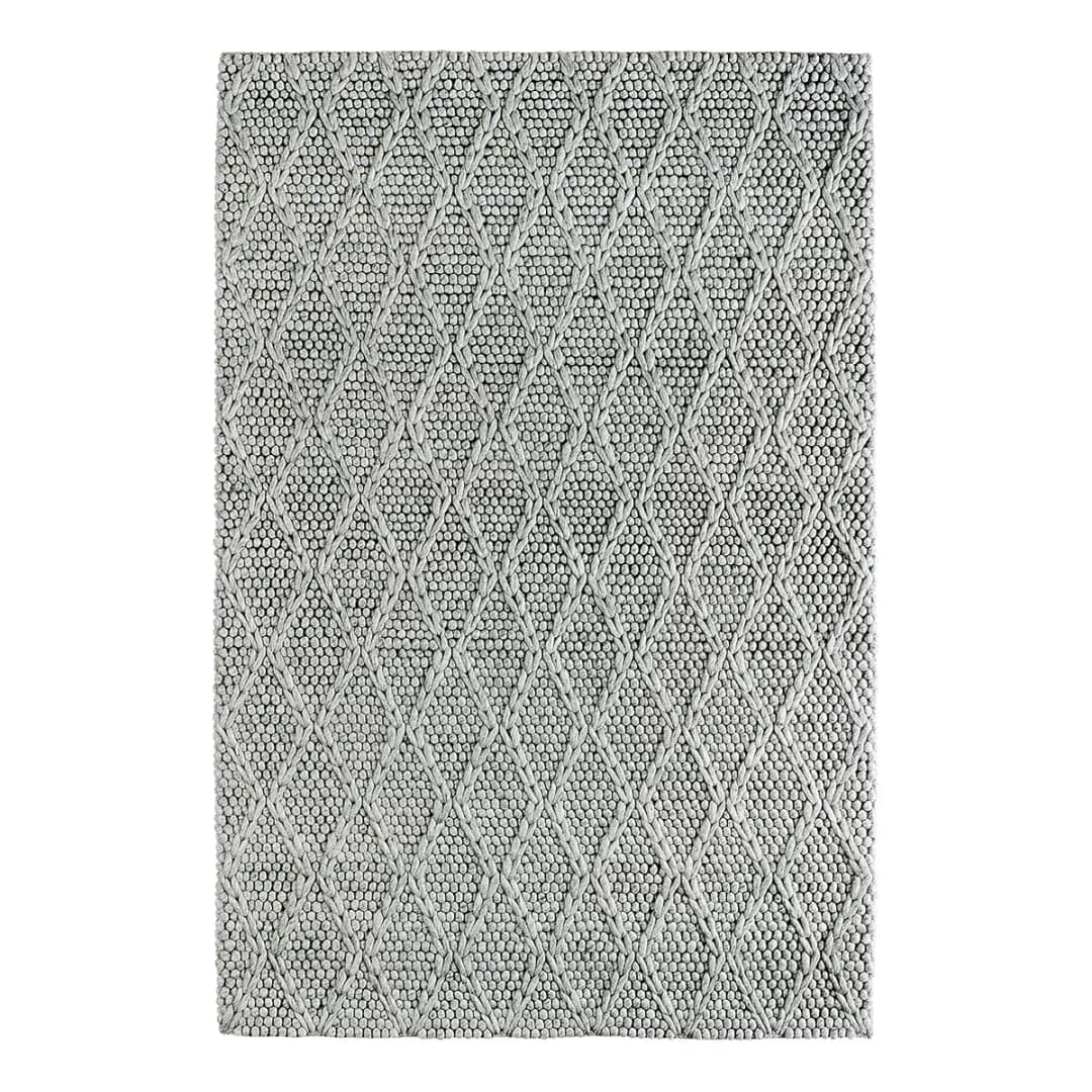 Wollteppich My Studio Silber/Silber 200 x 290cm | Silber