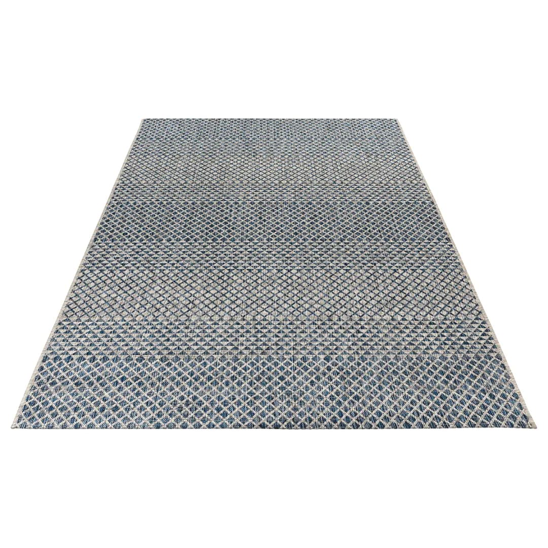 Kurzflorteppich My Nordic 877 Blau/Blau 120 x 170cm | Blau