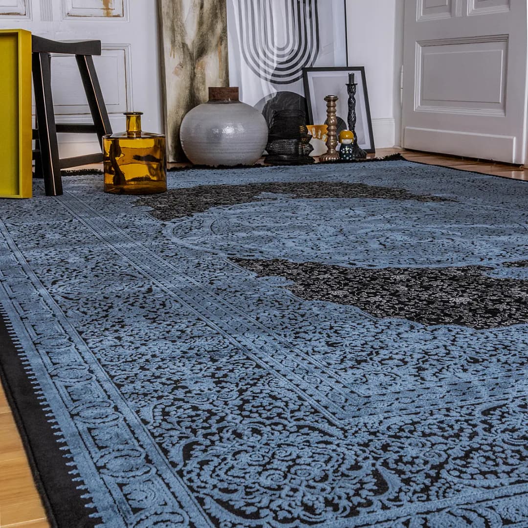 Kurzflorteppich My Palace | Blau