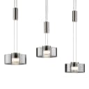 LED-Pendelleuchte Lavin | Silber