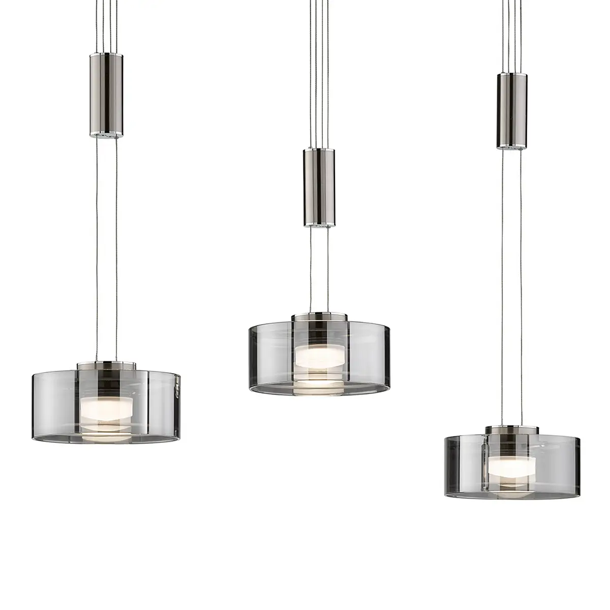 LED-Pendelleuchte Lavin | Silber