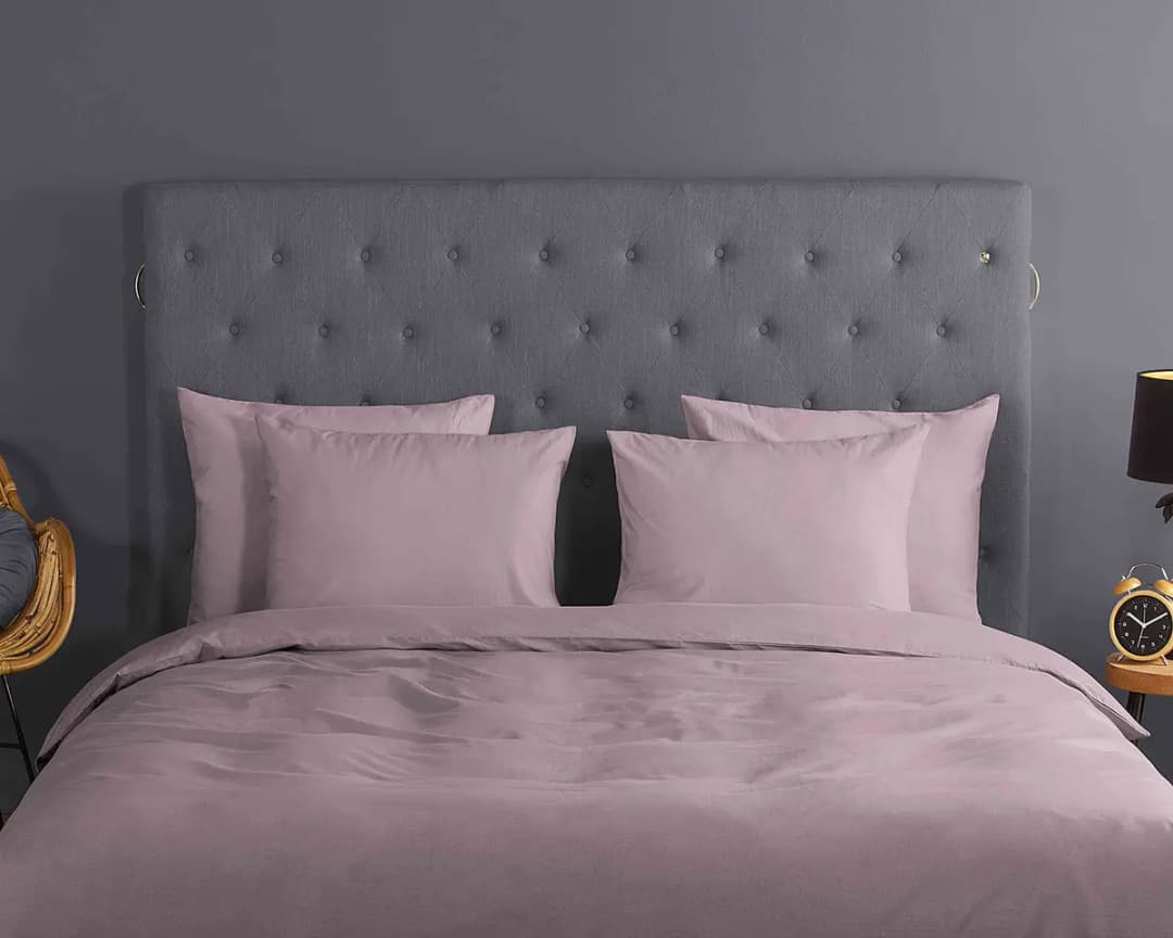 Renforce Bettwäsche Uni | Pink