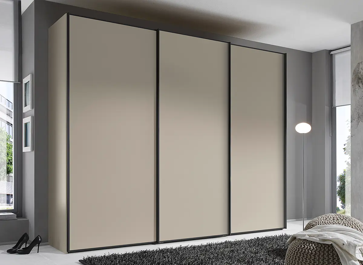 Schwebetürenschrank Sinfonie Plus Typ A 280 x 240cm Beige/Sand