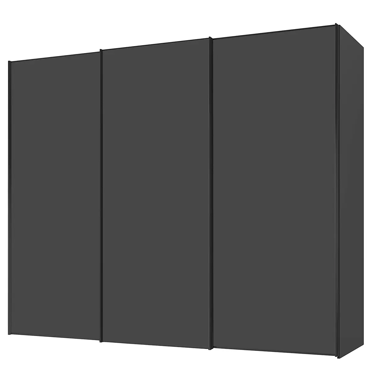 Schwebetürenschrank Sinfonie Plus Typ A 280 x 222cm Grau/Graphit