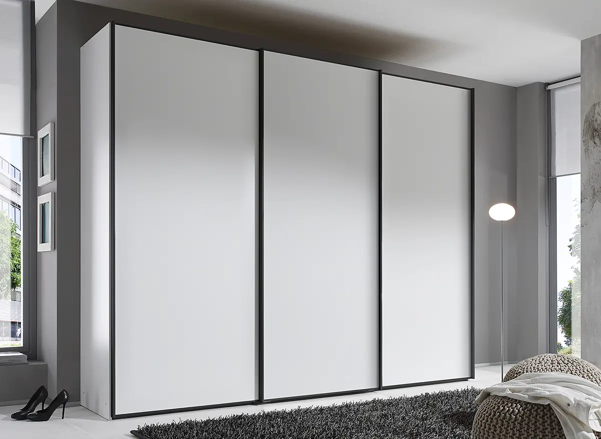 Schwebetürenschrank Sinfonie Plus Typ A | Weiß