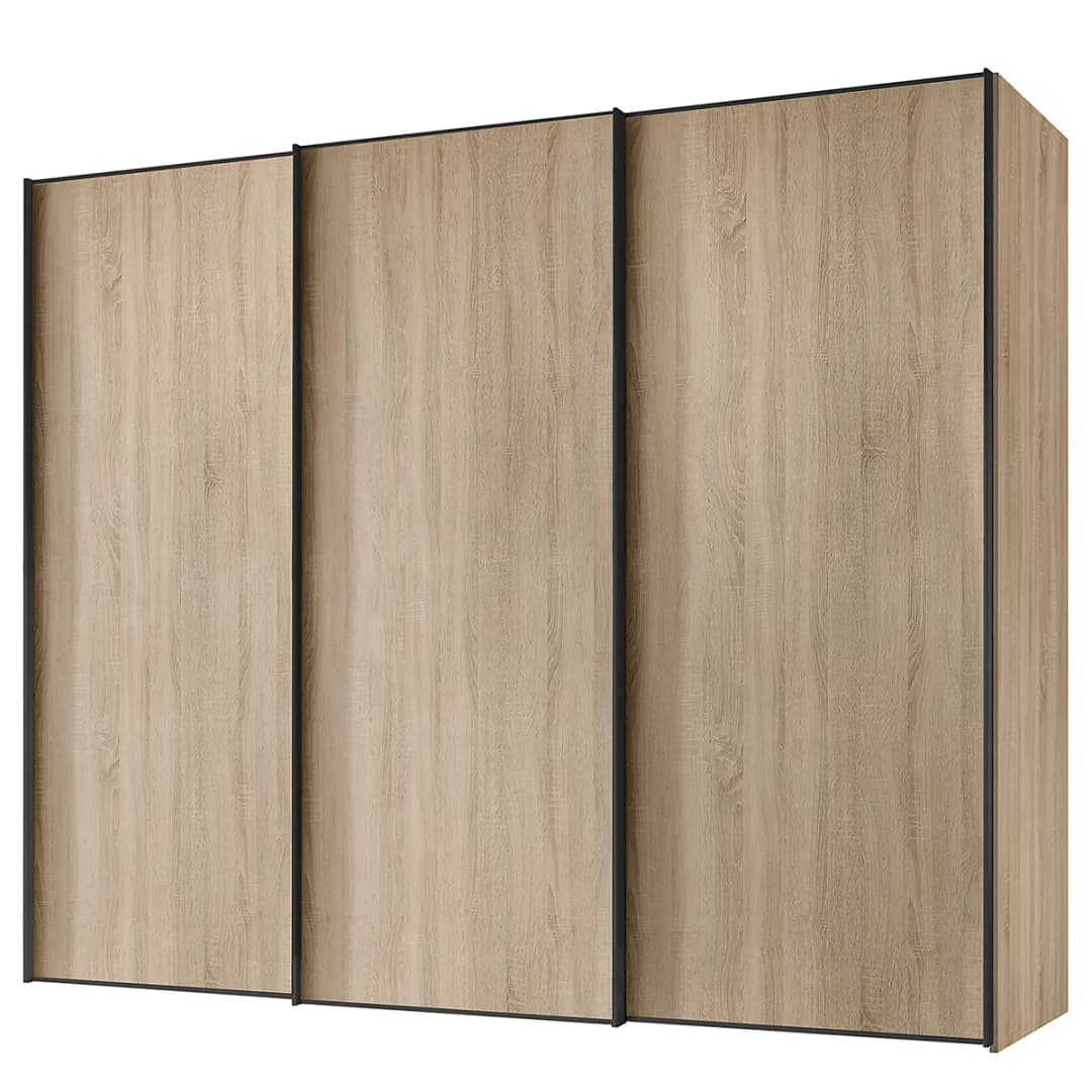 Schwebetürenschrank Sinfonie Plus Typ A 280 x 240cm Braun/Eiche