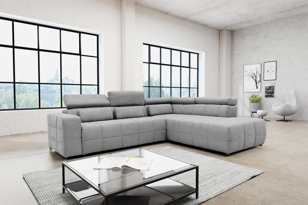 Ecksofa Freetown | Silber