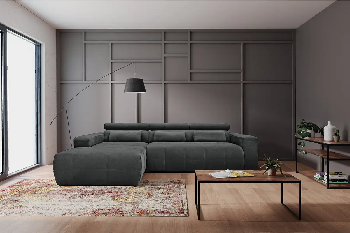 Ecksofa Freetown | Grau