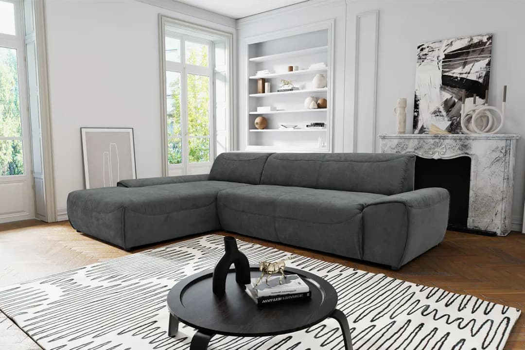Ecksofa Paolos | Grau