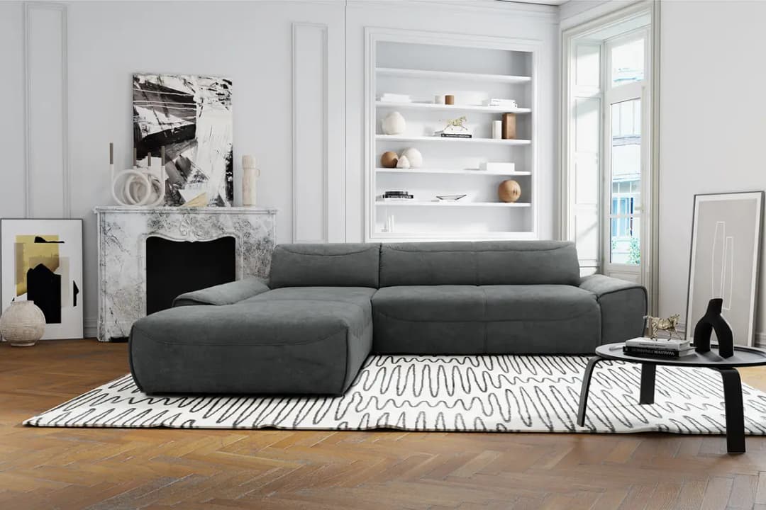 Ecksofa Paolos | Grau