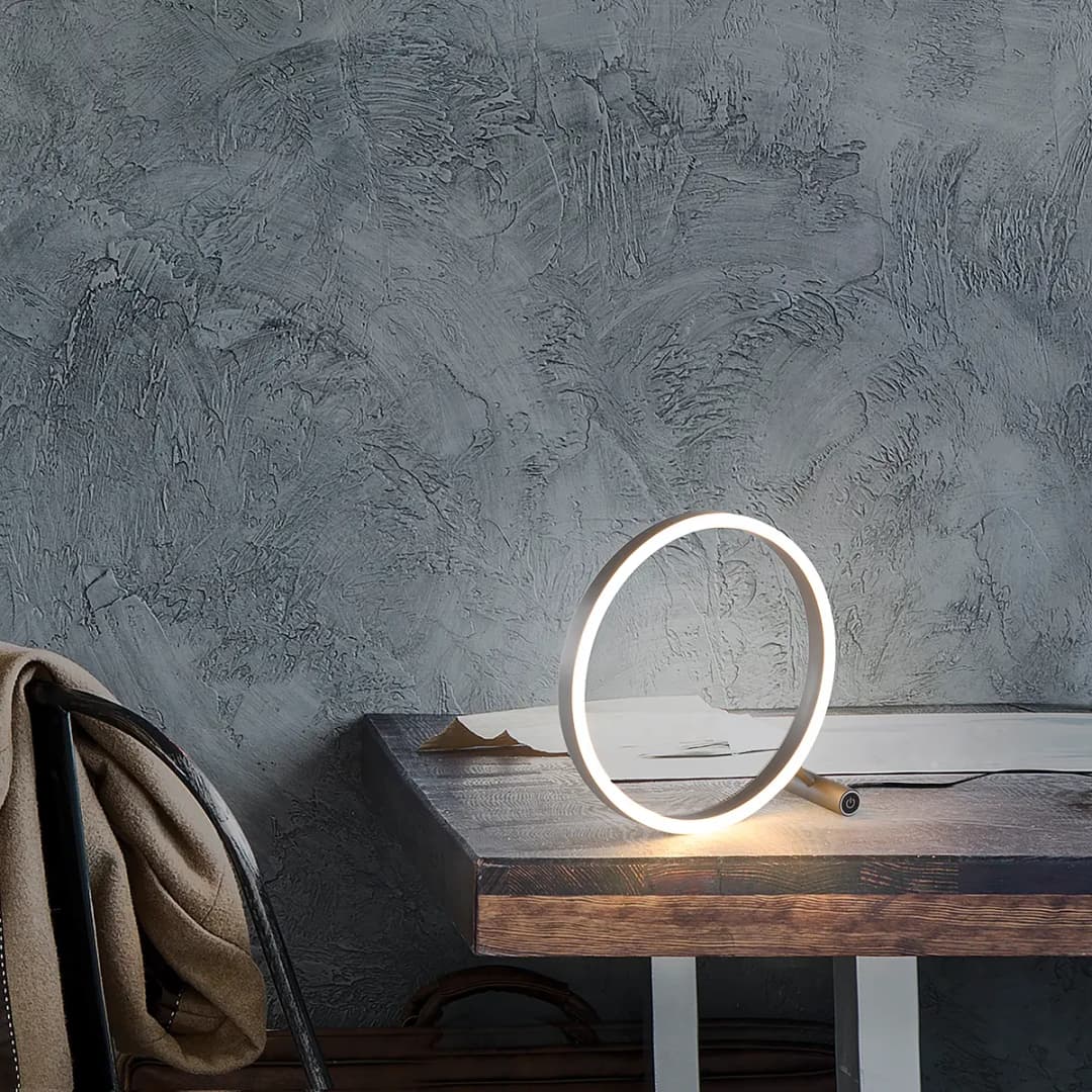 LED-Tischleuchte Ritus | Silber