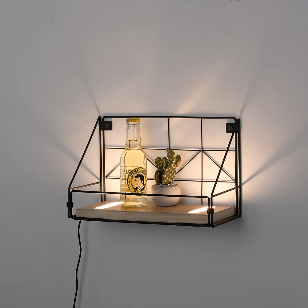 LED-Wandleuchte Board | Schwarz