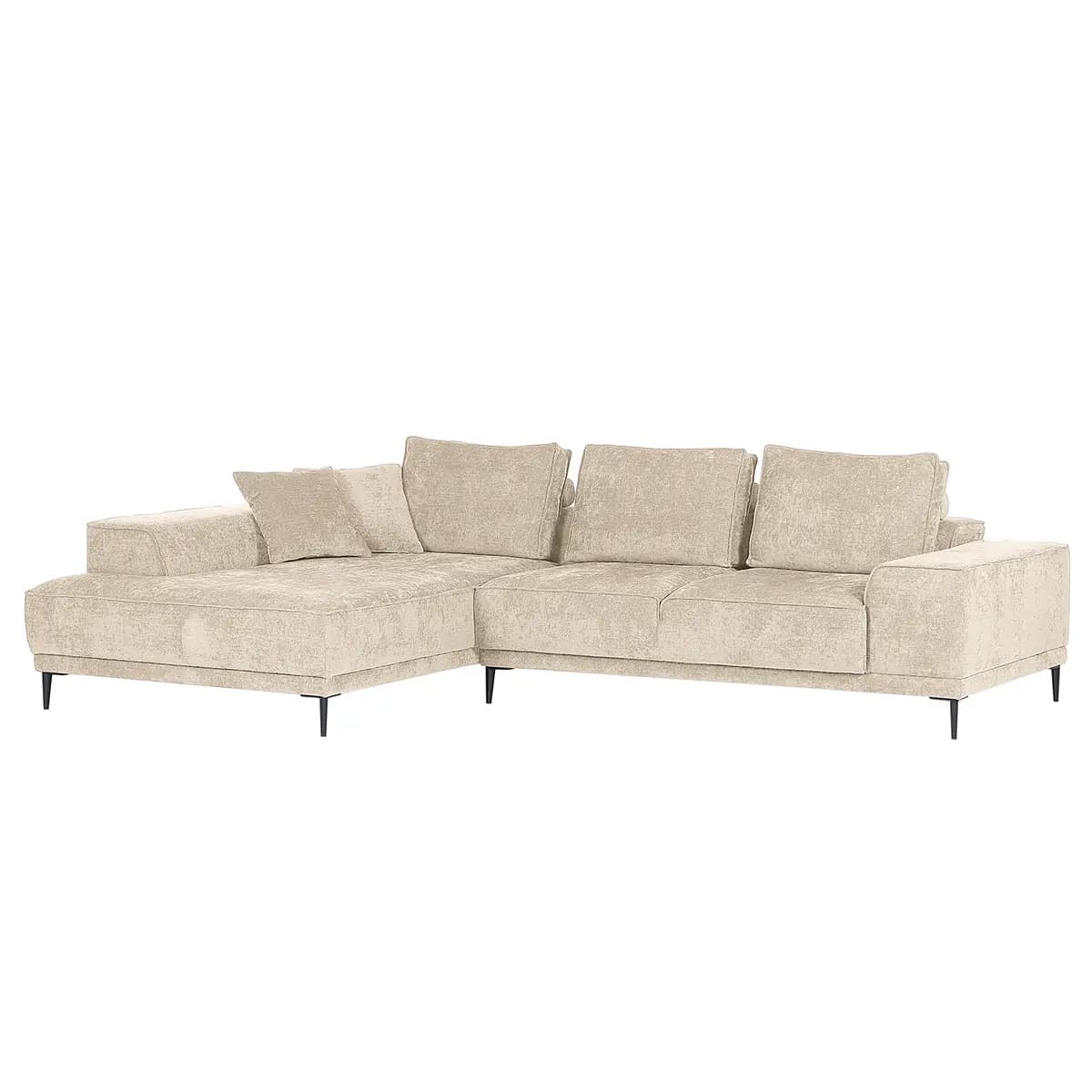 Ecksofa Sonega Beige Flachgewebe Flaka | Beige