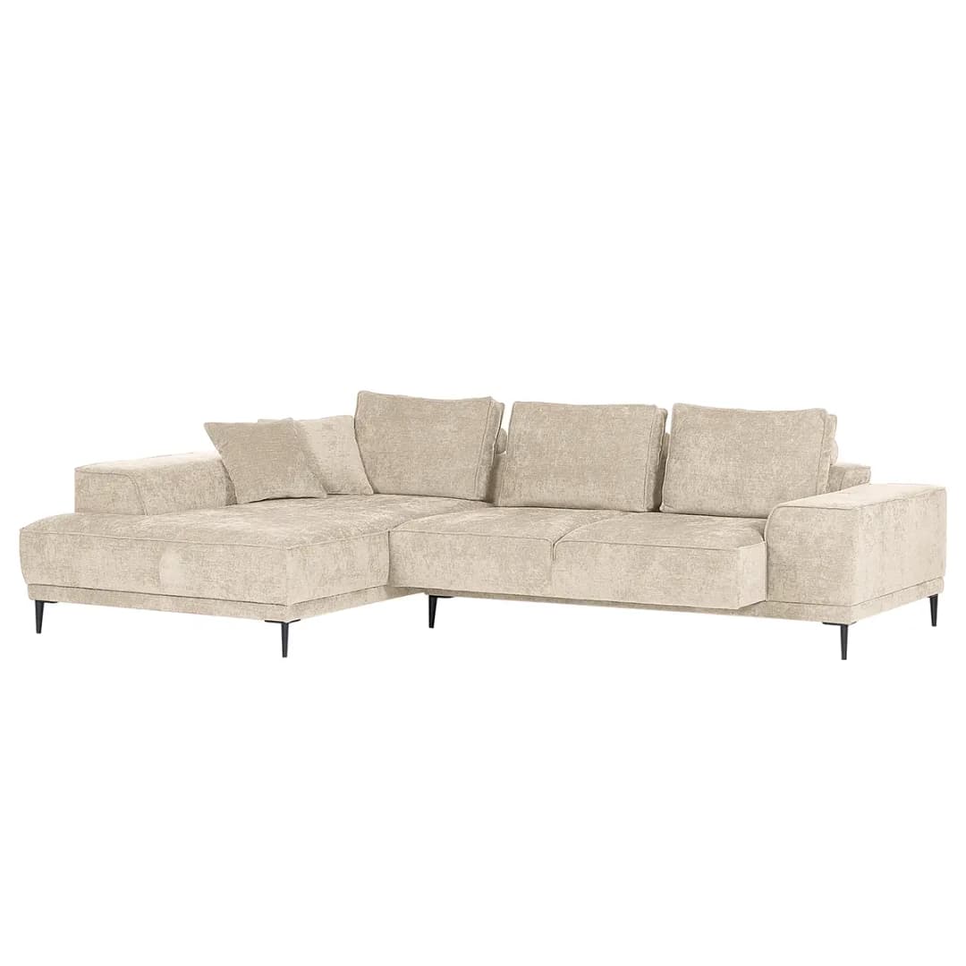 Ecksofa Sonega Beige Flachgewebe Flaka | Beige