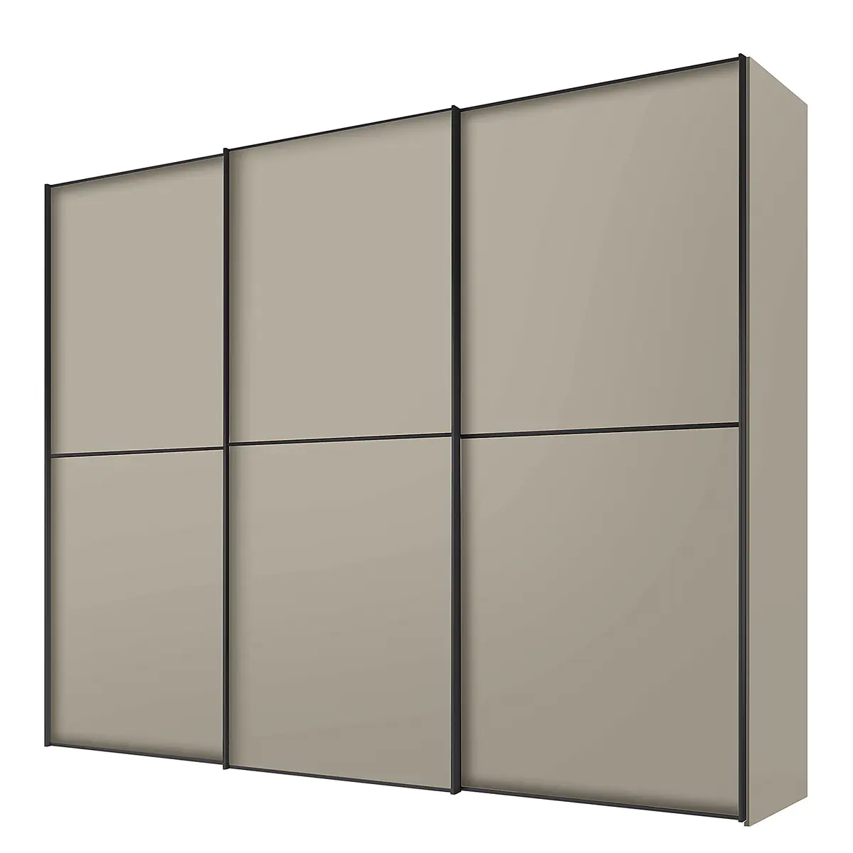 Schwebetürenschrank Typ C 280 x 240cm Beige/Sand Classic Grau