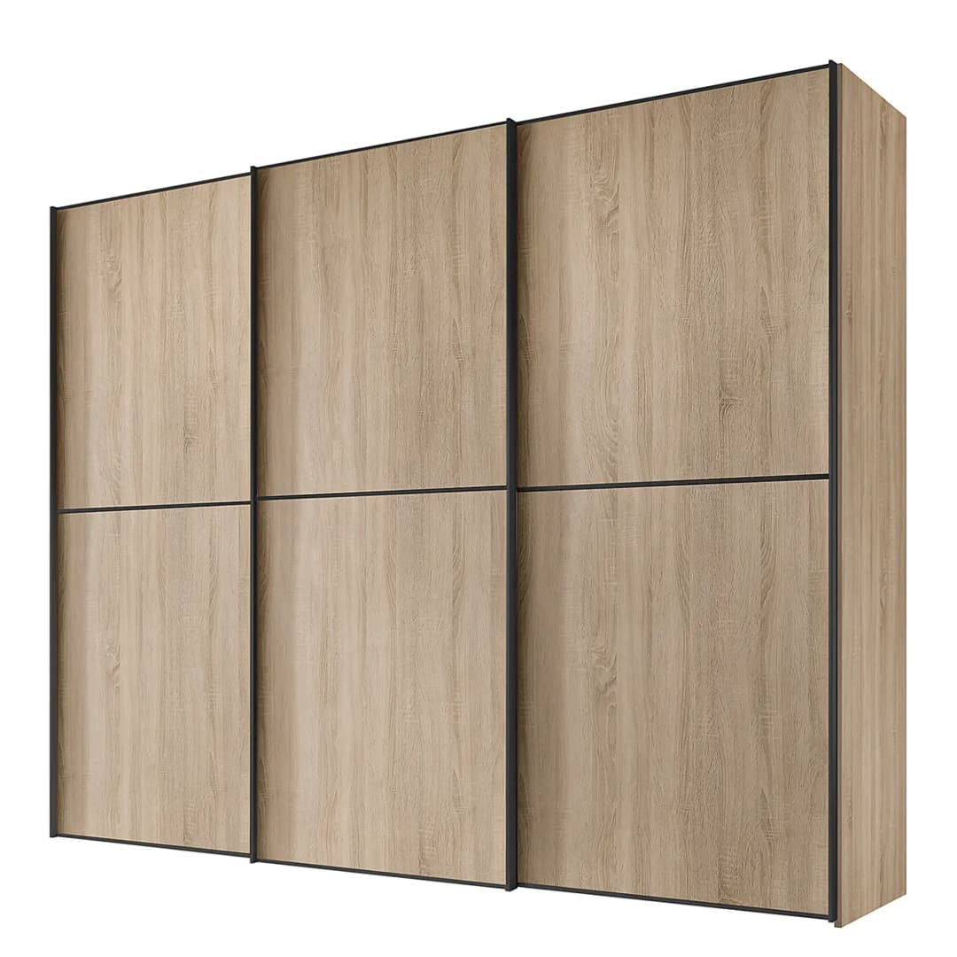 Schwebetürenschrank Typ C | Braun