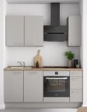 Küchenzeile High-Line Touch Variante A 180cm | Grau