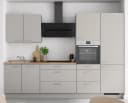 Küchenzeile High-Line Touch Variante D | Grau