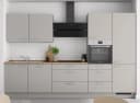 Küchenzeile High-Line Touch Variante D 330cm Ausrichtung | Grau
