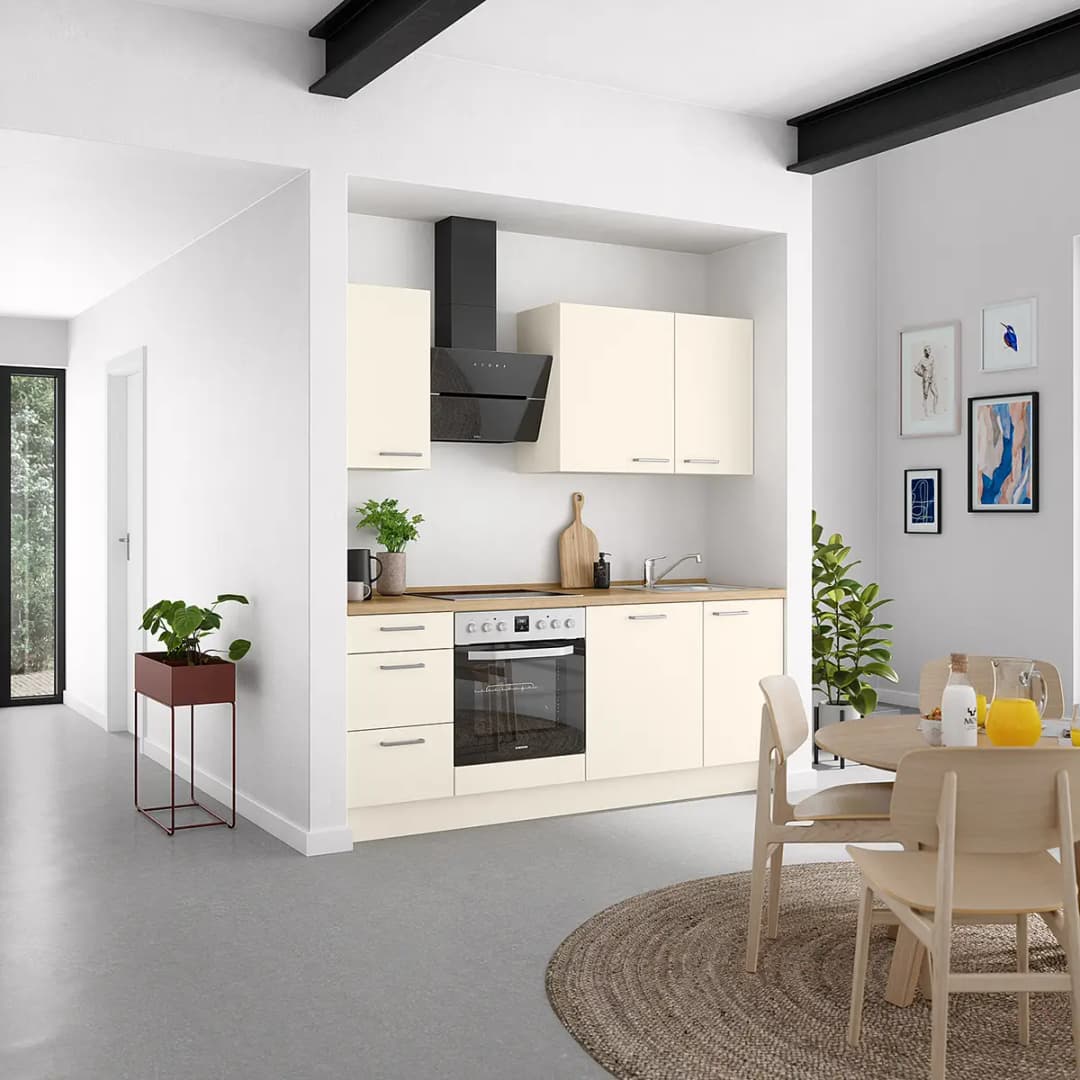 Küchenzeile High-Line Touch Variante B | Beige