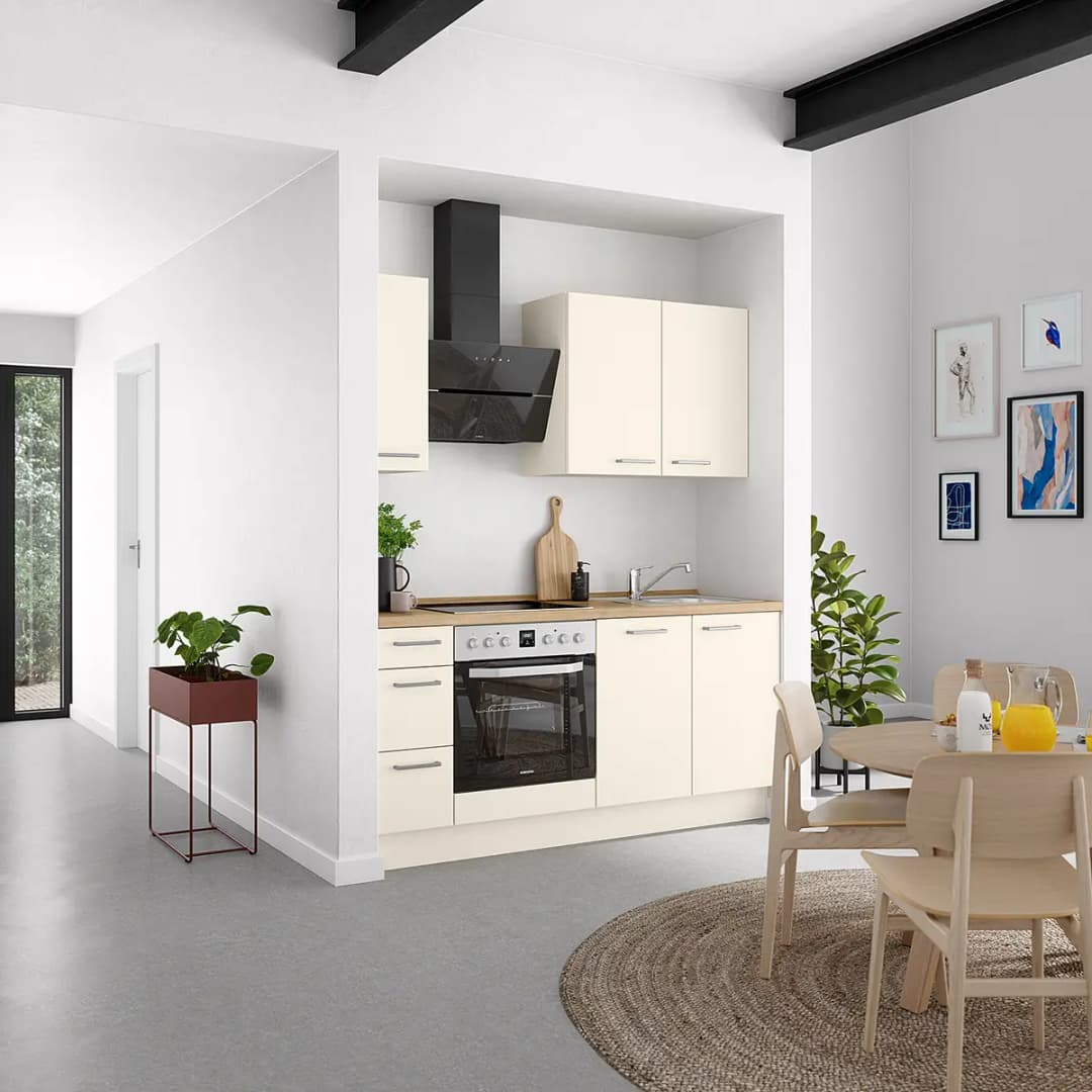 Küchenzeile High-Line Touch Variante A | Beige