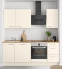 Küchenzeile High-Line Touch Variante B 210cm | Beige
