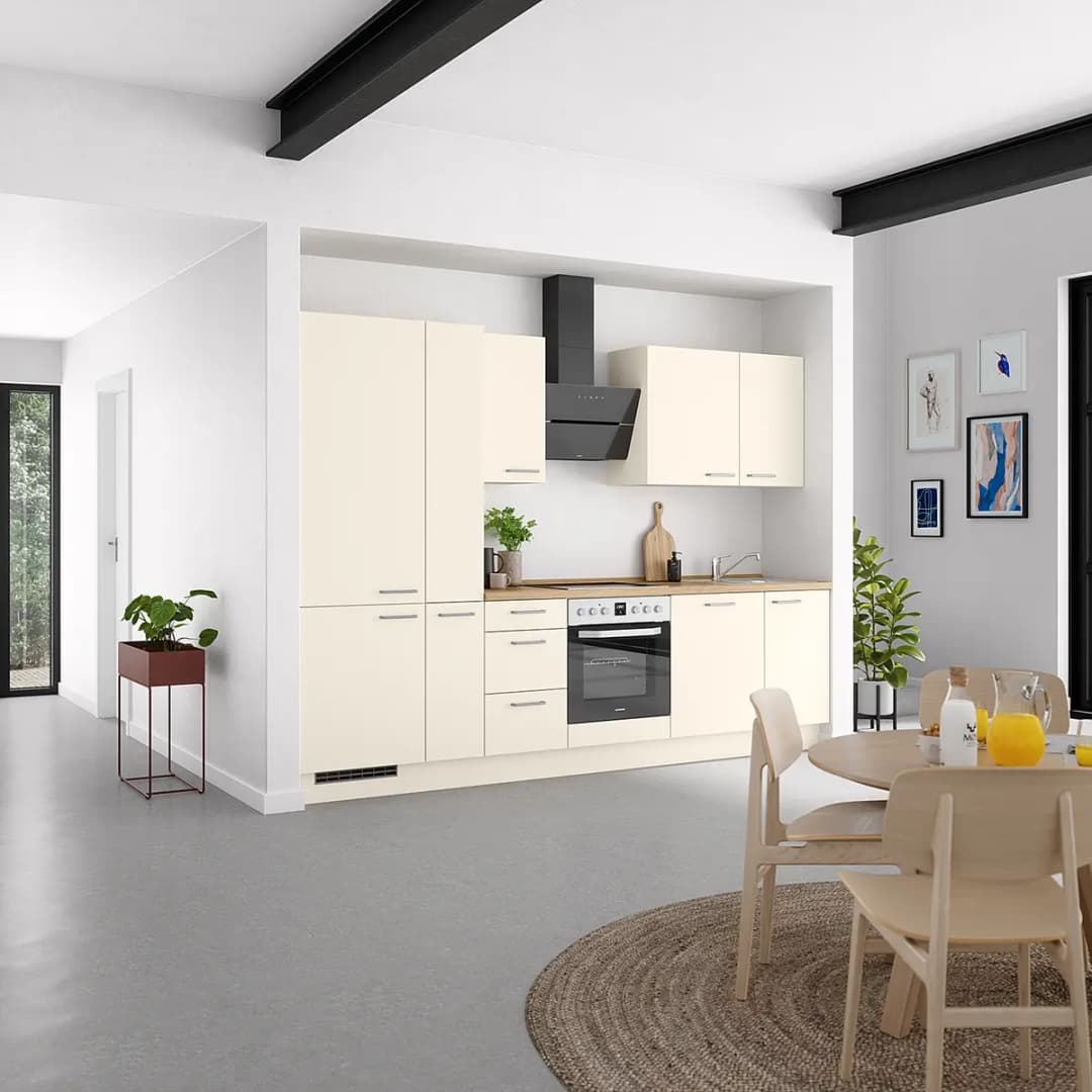 Küchenzeile High-Line Touch Variante B | Beige