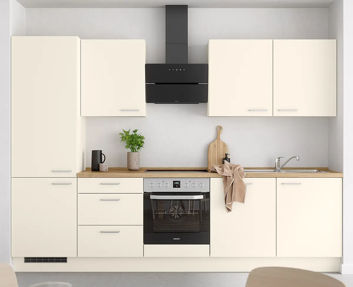 Küchenzeile High-Line Touch Variante C | Beige