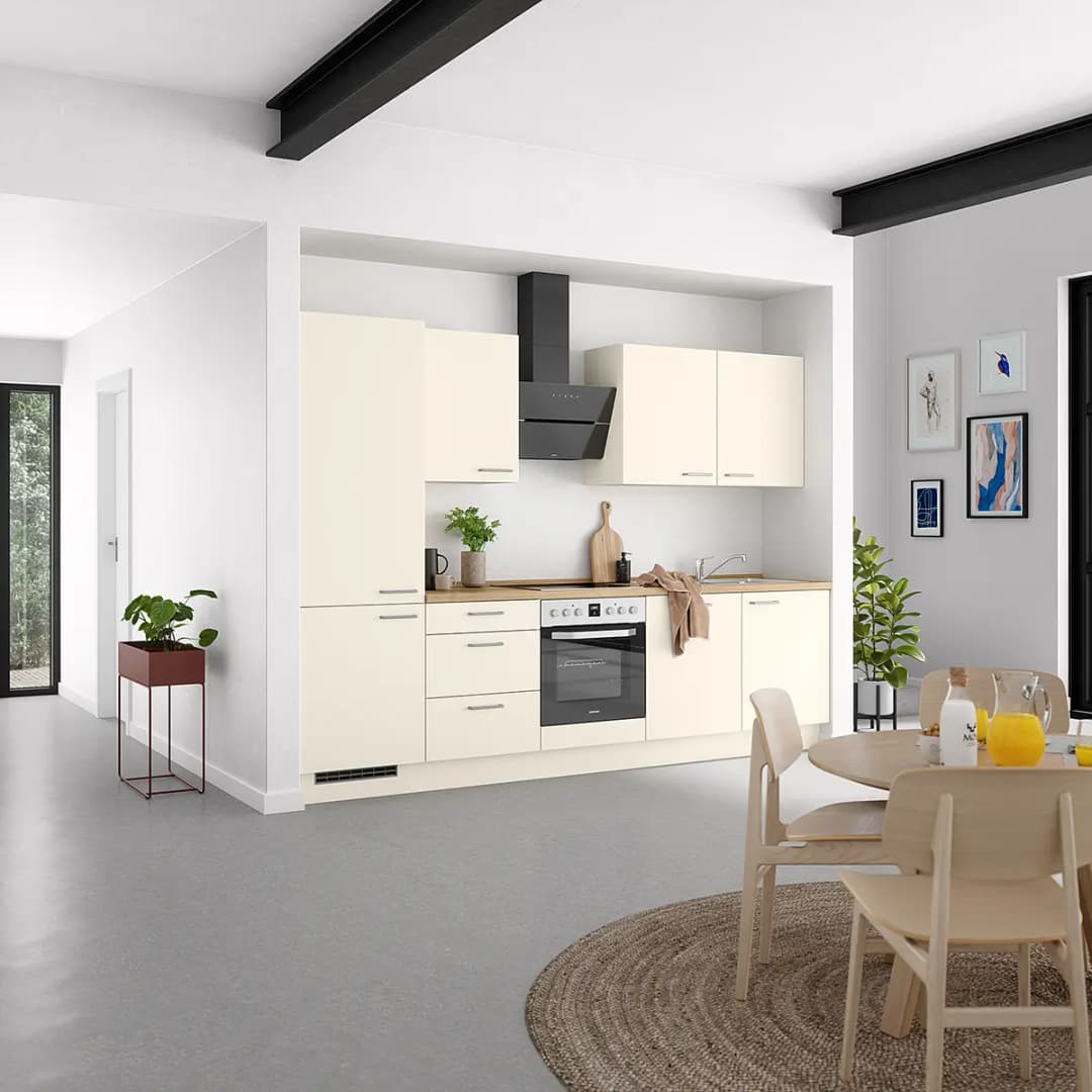 Küchenzeile High-Line Touch Variante C | Beige