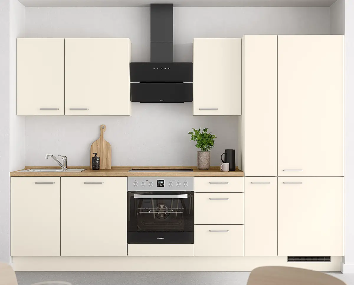 Küchenzeile High-Line Touch Variante B | Beige