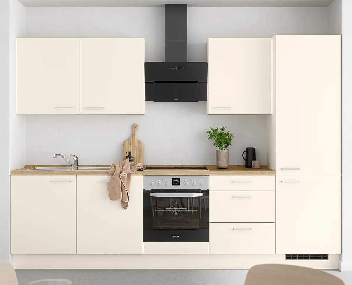 Küchenzeile High-Line Touch Variante C | Beige