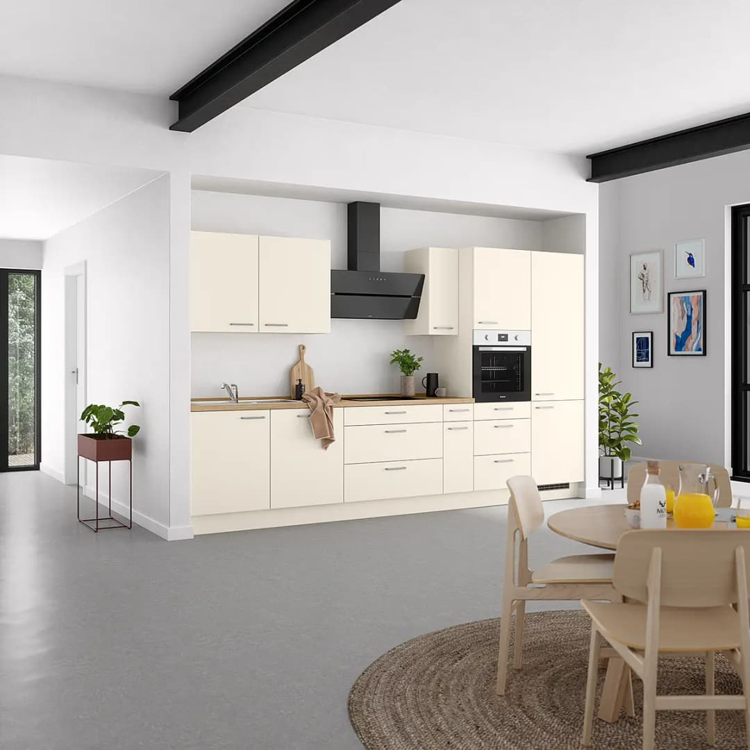 Küchenzeile High-Line Touch Variante D | Beige