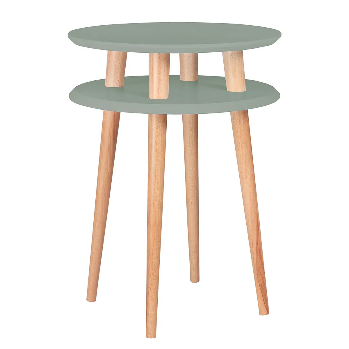 Beistelltisch Ø 45cm Grün/Hellgrün | Grün