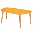 Couchtisch Endocarp 110 x 45cm | Gelb